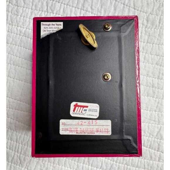 VTG Sankyo Shoji Animated Dancing Fairy Shadow Music Jewelry Trinket Box - Picture 5 of 12